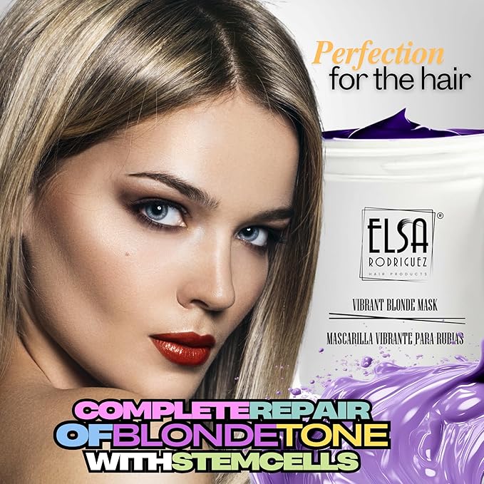 Vibrant Blonde masks hair hair toner for blonde purple hair mask hydrating mask hair toning gloss color treated hair mask treatment highlights hair blonde16 Oz (450 ml)