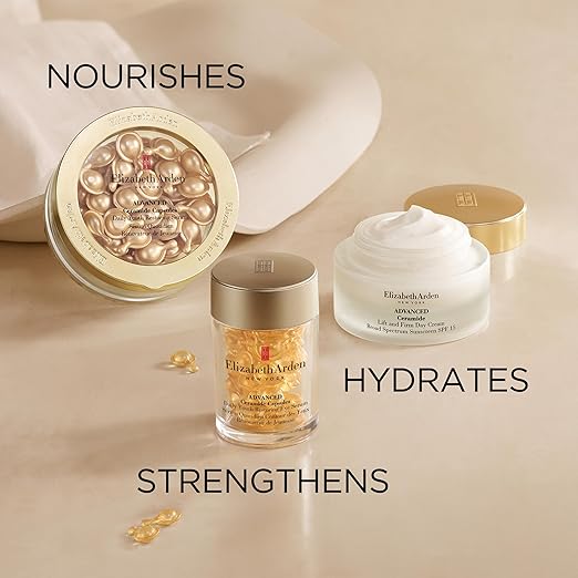 Elizabeth Arden Advanced Ceramide Face Serum Capsules Anti-Aging Skincare Gift for Women Fragrance-Free Hydrating Formula for Radiant Firm Skin