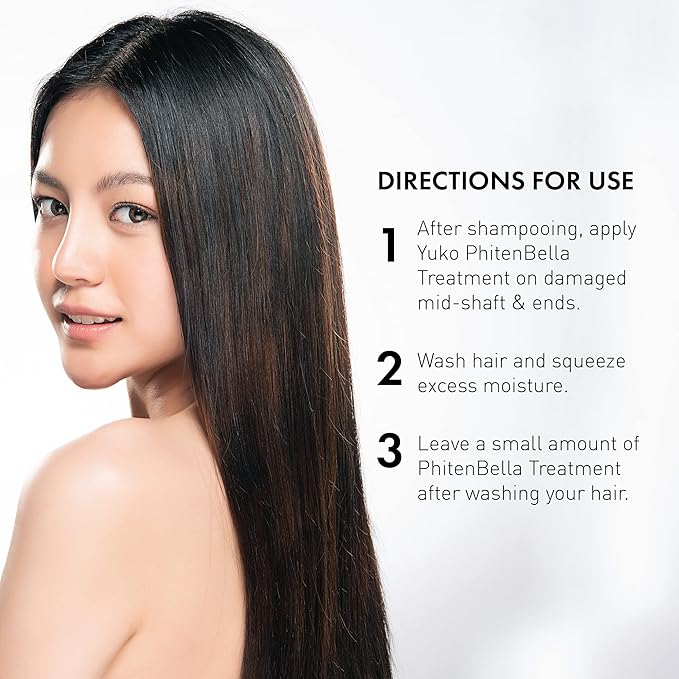 (Yuko PhitenBella Management for Damaged Hair - Hair Care Product w/ Jojoba Oil &amp Keratin 24.7 Ounces)