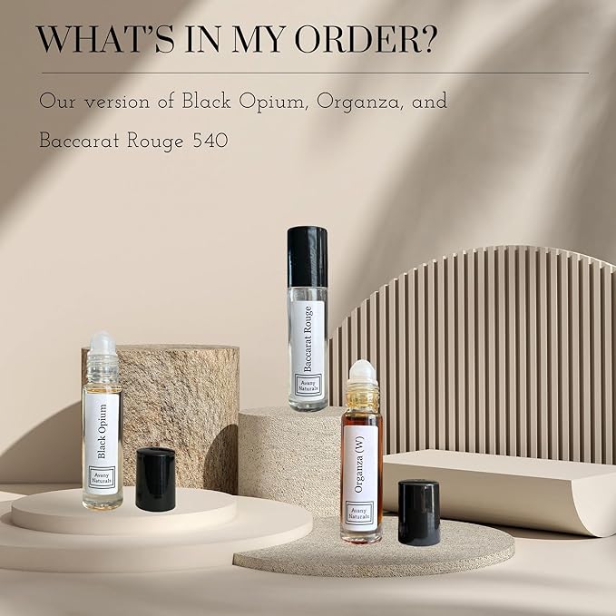 Womens Perfume Set - Fragrance Oil Roll On Body Oil Perfume Samples Gift For Her Woody Collection