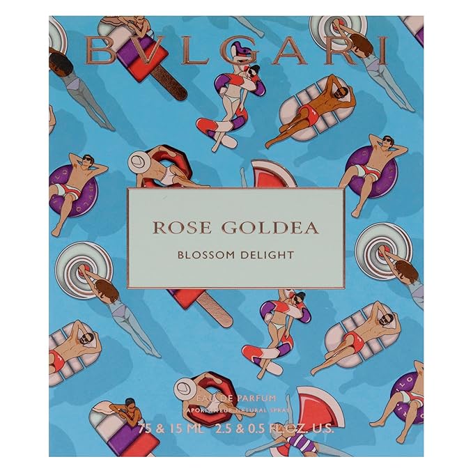 Bvlgari Rose Goldea Blossom Delight for Women - 2 Pc Gift Set 2.5oz EDP Spray 0.5oz EDP Spray