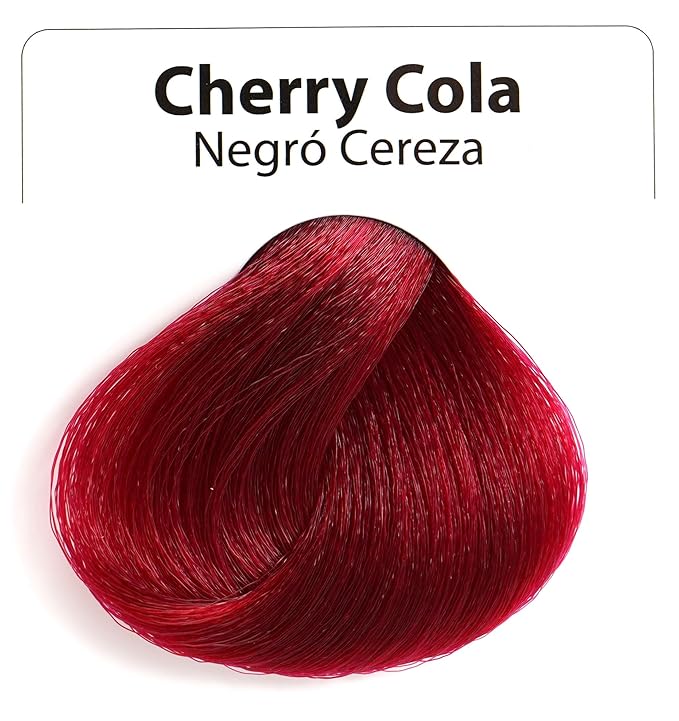 L Lorenzo Color Definer Cellophane 8.11fl.oz/240ml | Peroxide &amp Ammonia Free | Glossy hair Brilliant color without Damaged Hair | Stain Remover Inside (Cherry Cola 240ml / 8.11Fl.Oz)