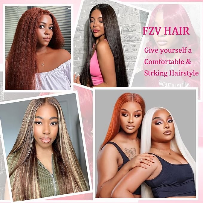 Human Hair Extensions for Women 24inch 125g Straight Clip in Hair Extensions Real Human Hair Soft &amp Natural Handmade Human Hair Clip in Extensions Black Women #P427