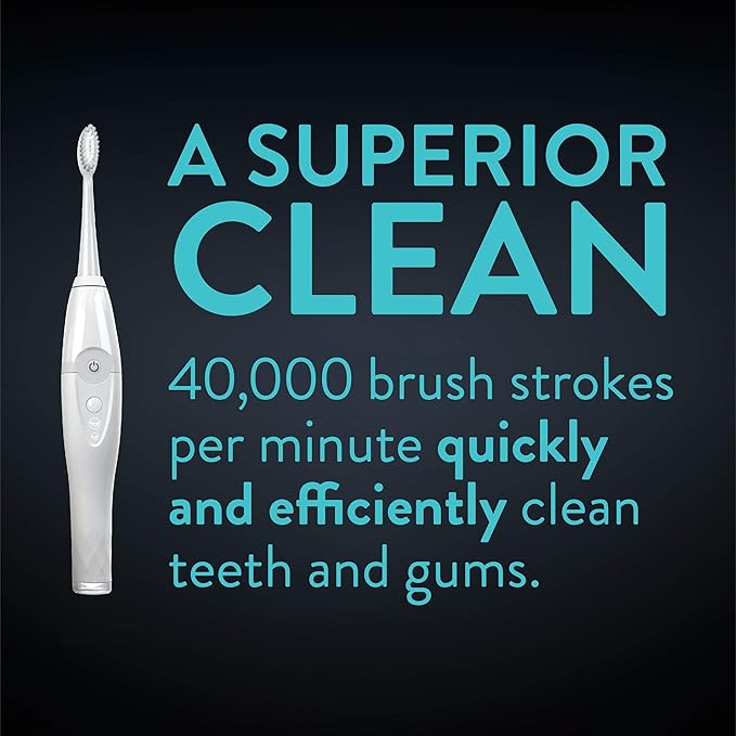 Tao Clean UV Sanitizing Sonic Toothbrush and Cleaning Station Electric Toothbrush Dual Speed Setting White