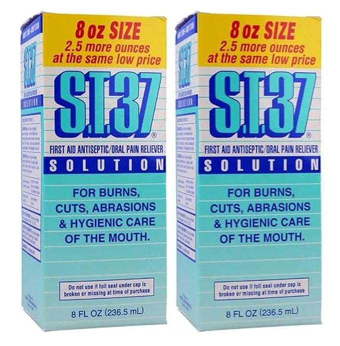 S.t.37 Liquid Mouth Wash - 8 Oz Pack of 2