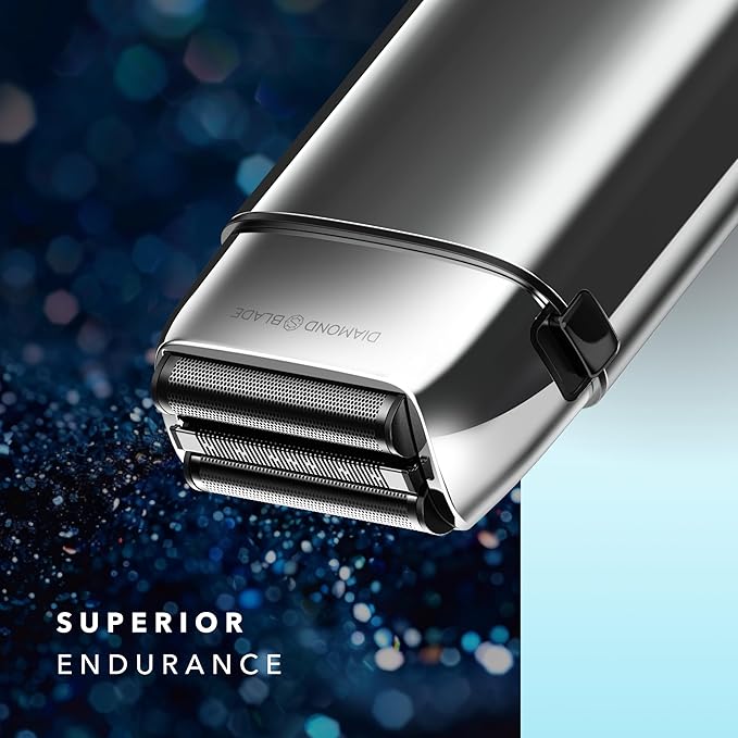 Blade &amp Stone PS501 Foil Shaver for Men ? Dual Foil Cordless Shaver with Graphene-X Blades and 8000 RPM Digital Motor ? All-Metal Rechargeable Wet and Dry Razor ? Aviator
