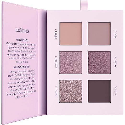 bareMinerals Mineralist Eyeshadow Palette Six Richly Pigmented Shades Ultra-Blendable Talc-Free Vegan Crease-Proof Wear