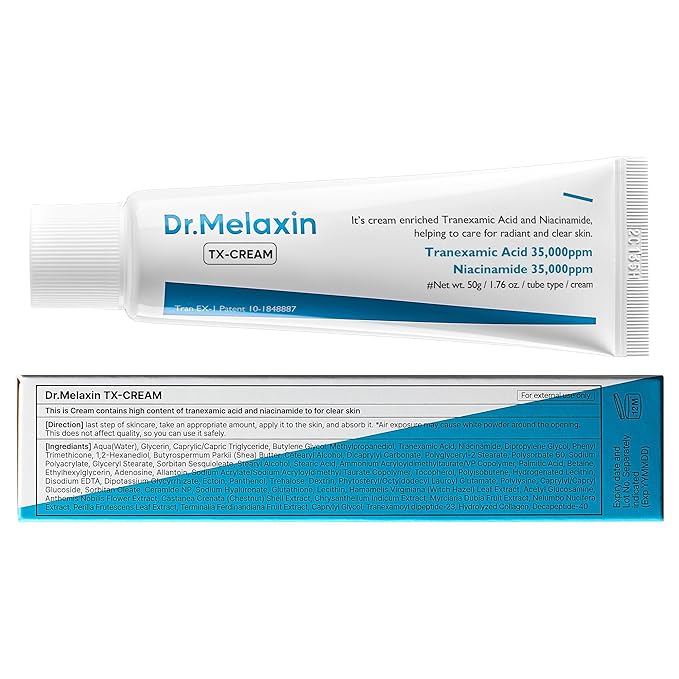 DR.Melaxin TX Tranexamic Acid CREAM | Skin freckle Cream Blemishes Anti-pigmetation korean skin care | Korean Cosmetics | 1.7 fl oz (50 ml)
