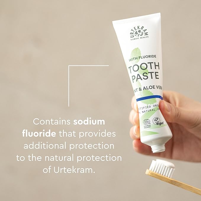 Organic Mint &amp Fluoride Toothpaste - 75ml