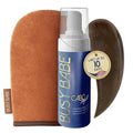 Self Tanner - Cabo Nights Express Rapid Dark Tanning Mousse - Deeper Sun-Kissed Glow with Mitt - Vegan Cruelty-Free Instant Tan Self Tanning Mousse Pump - Express Violet based- 7.2 oz