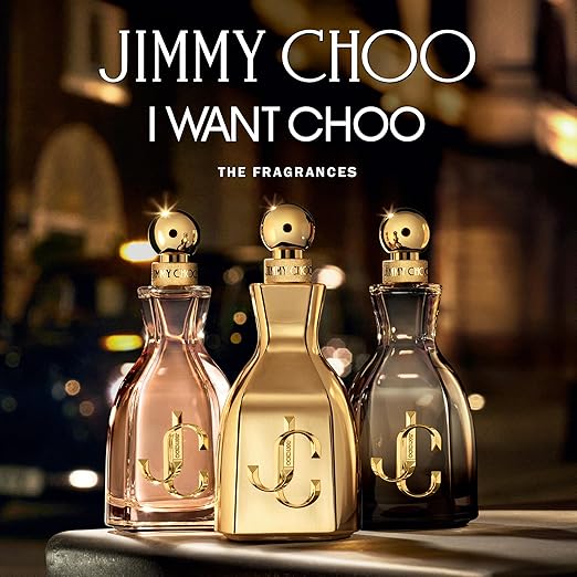 JIMMY CHOO I Want Choo 3 Piece Eau de Parfum Gift Set (Eau de Parfum Spray Jimmy Choo Seduction Lipstick Pouch)