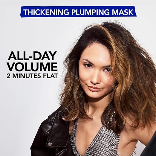 Bumble and bumble. Thickening Plumping Hair Mask | Color Safe | Hydrating Volumizing Smoothing + Strengthening | Curly Wavy Straight