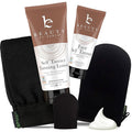 Tanning Lotion Self Tanner Kit - USA Made with Organic &amp Natural Ingredients Self Tanning Lotion Face Tanner &amp Application Kit Non Toxic Gradual Tan Sunless Tan for Women &amp Men