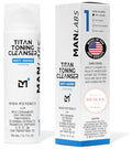 Titan Anti-Aging Mens Face Wash ? For Men Cleanse Hydrate Revitalize ? Gentle Exfoliating Face Cleanser ? Men Skin Care ? Herbal Extracts Ceramides Peptides All Skin Types ? Unscented
