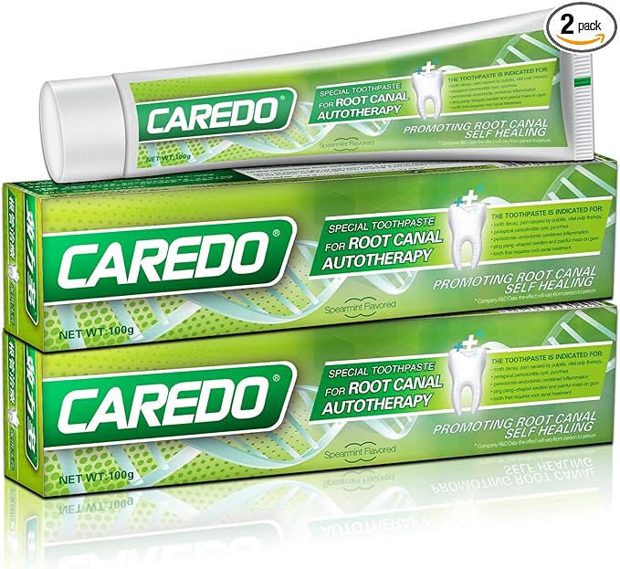 Toothpaste Gum Repair for Avoid Root Canal Therapy Gingivitis Toothpaste fit Gum Care Pulpitis Pain Mint Flavored 3.5 Oz x 2 Tubes Both fit Youth Middle-Age &amp Elders Gift