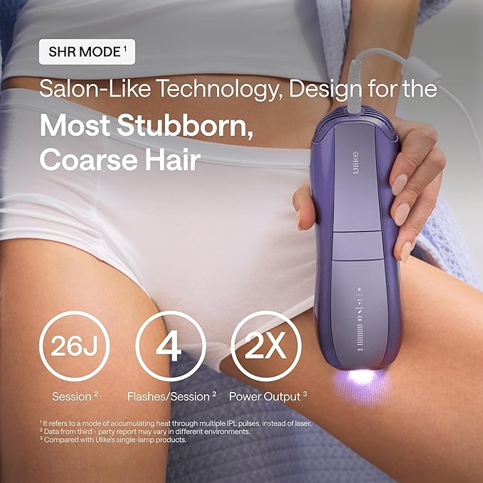 Ulike Laser Hair Removal Device Air 10 Ipl Gift for Women and Men Ice Cool and Permanent Hair Reduction for Nearly Painless Dual Lights Skin Sensor &amp USHR Mode Hair Removal in 10mins from Home