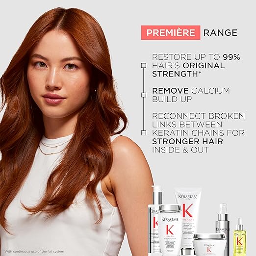 Kerastase Premiere Anti-Breakage Mask - For Breakage &amp Damaged Hair Repairs Bonds &amp Removes Calcium Build-Up With Glycine and Peptides 7x Smoother Hair 6.8 Fl Oz