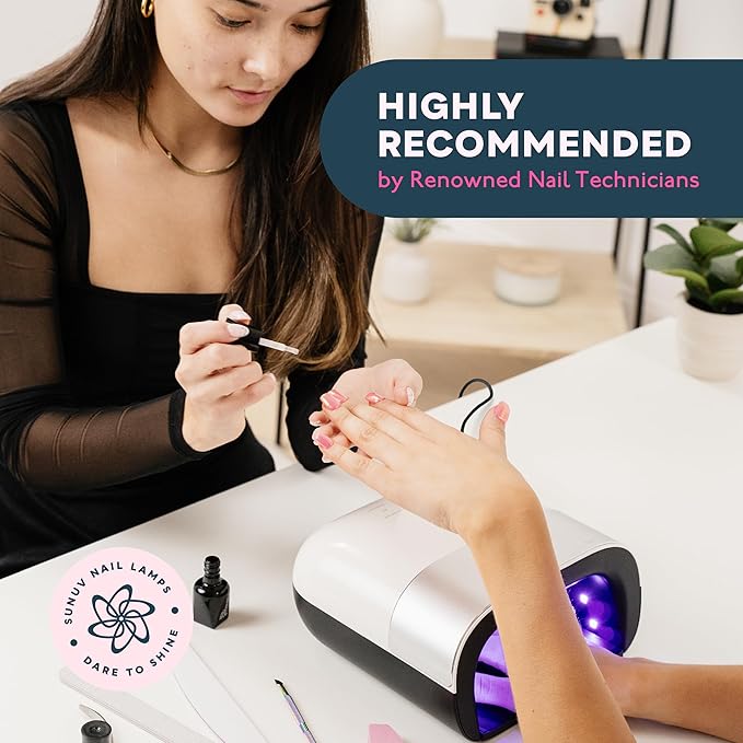 SUNUV SUN3 Professional UV Light for Gel Nails LED Nail Lamp for Gel Polish with 4-Timer and Sensor 39 PCS LED Beads UV Dryer for Salon Home Gift for Woman Mom Girl