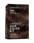 Madison Reed Radiant Hair Color Kit | 6NAC Medium Chocolate Brown with Copper-Auburn Undertones (Verona) for 100% Gray Hair Coverage | Dimensional Permanent Hair Dye | PPD &amp Ammonia-Free | 1 Pack