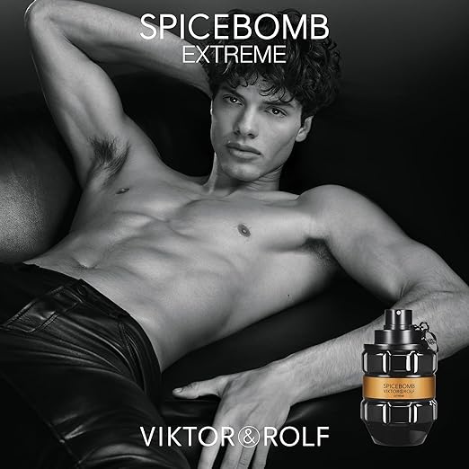 Viktor&ampRolf - Spicebomb 2-Piece Mens Cologne Gift Set ($195 Value) - Woody &amp Spicy - Full Size Extreme 3 Fl Oz &amp Travel Size Eau de Toilette 0.68 Fl Oz