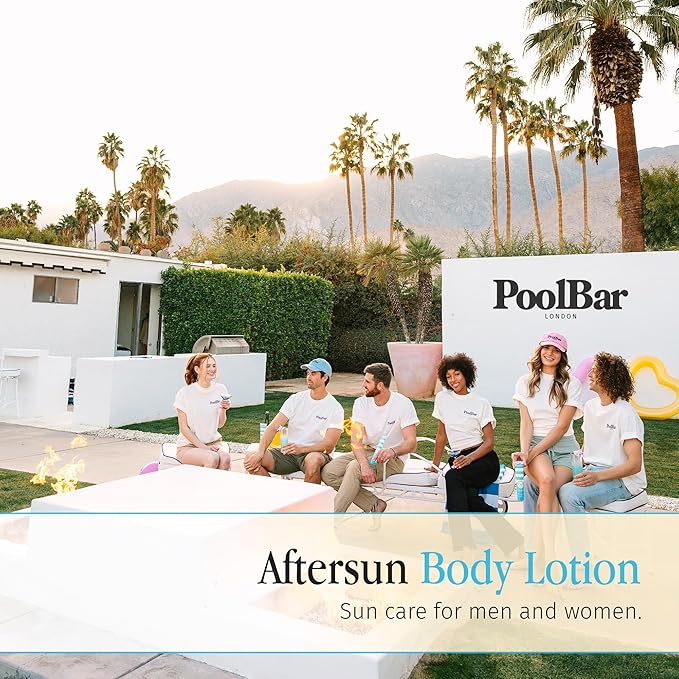 PoolBar Sundowner Aftersun Body Lotion for Women &amp Men Skin Care Hydration &amp Soothing Relief Coconut &amp Vanilla Scent Sun Care Enriched with Hyaluronic Acid Shea Butter &amp Aloe Vera