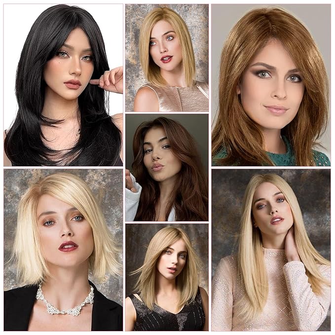 G&ampT Clip in Bangs - 100% Human Hair French Bangs Clip on Hair Pieces for Women Girls Fake Bangs Clip in Hair Extensions Human Hair Wiglets Hairpieces for Thinning Hair 10 Inch (Natural Black)