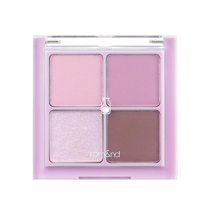 rom&ampnd Better Than Eyes Milk Series 4 Colors Mini Palette (W01 Dry Lavender)