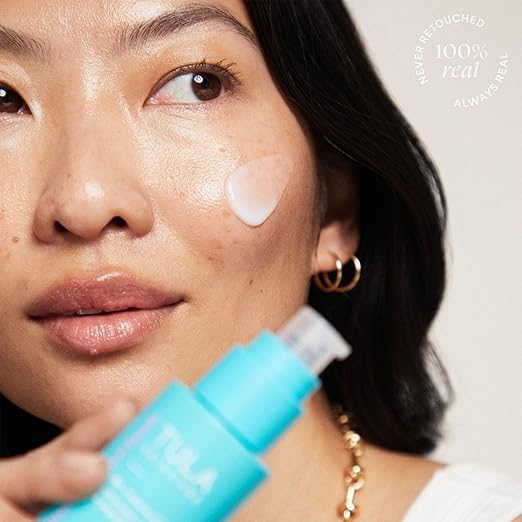 TULA Skin Care A+ Renewal Advanced Retinal + Peptides Serum - Nightly Facial Serum Boosts Radiance and Hydrates 1.01 Fl. oz.