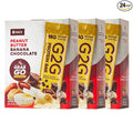G2G Protein Bar Peanut Butter Banana Chocolate Healthy Snack Delicious Meal Replacement Gluten-Free Clean Ingredients Refrigerated for Freshness 24 Count (3 Packs of 8)