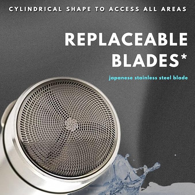 ES412 - Designed for Stubble &amp Short Hair Maintenance Both Men and Women - Intimate and Sensitive Area Shaver - Not Meant for Long Hair