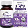 Organic 5-HTP - 200 mg | 99% 5HTP Concentration Plus Cofactor Vitamin B6 &amp Lion?™s Mane | Water Extracted from Organic Griffonia Seeds | Supports Mood Cognition &amp Sleep (60 Capsules | 30 Serv