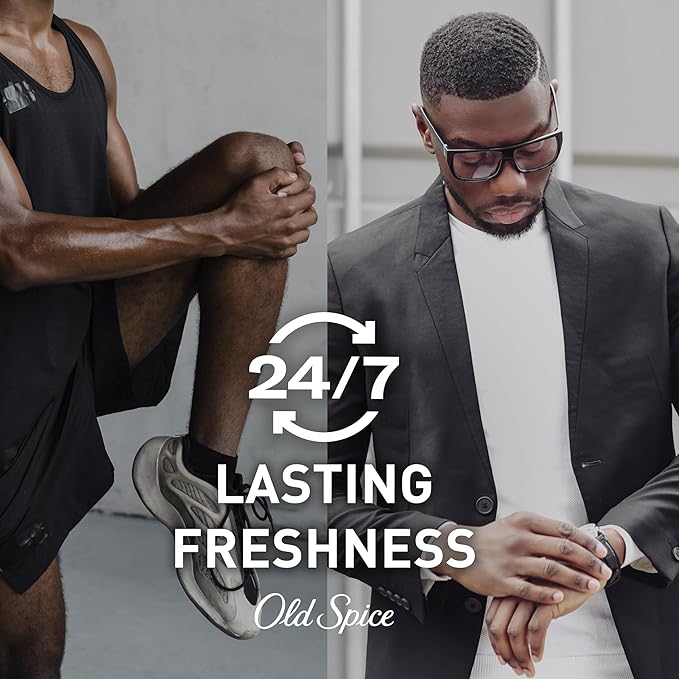 Old Spice Sweat Defense Antiperspirant Deodorant for Men 24/7 Sweat &amp Odor Protection Lasting Freshness Clear Gel Swagger Scent 3.8 oz (Pack of 12)