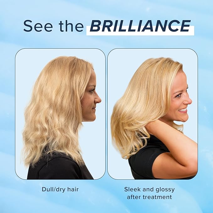 Truhair Brilliance Boost Gloss Shine &amp Repair Treatment | Deep Conditioning Hair Mask for Damaged Hair | Hair Gloss Treatment for Glossy Shine Radiance &amp Smooth Finish | Hydrating Hair Mask -