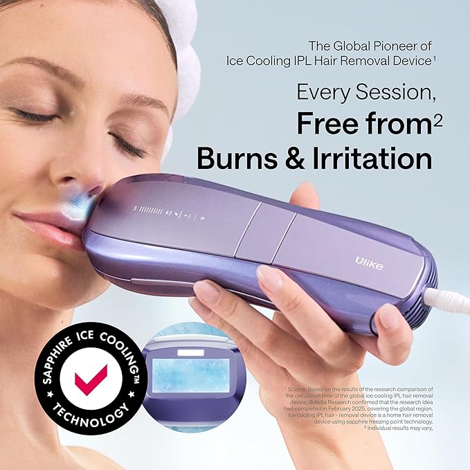 Ulike Laser Hair Removal Device Air 10 Ipl Gift for Women and Men Ice Cool and Permanent Hair Reduction for Nearly Painless Dual Lights Skin Sensor &amp USHR Mode Hair Removal in 10mins from Home