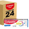 Colgate Total Whitening Toothpaste Freshens Breath Whitens Teeth and Provides Sensitivity Relief Mint Flavor 24 Pack