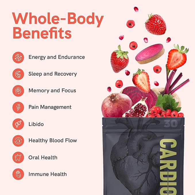 Cardio Miracle Nitric Oxide Supplement with Super Beets 90 Servings - Beet Root Powder with L-Arginine to Support Circulation Blood Flow Energy Endurance Stamina &amp Heart Health for Men and Wom