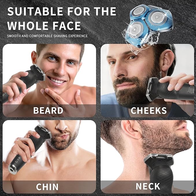 SH71/50 Shaving Heads Compatible with Phili*s Shavers Series S5000 (S5XXX)S7000 (S7XXX) for SH60/70 and SH70/70 (Blue)