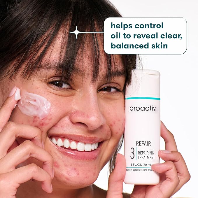 Proactiv Repair Acne Treatment Benzoyl Peroxide Spot Treatment and Repairing Serum Clear 3 Fl Oz
