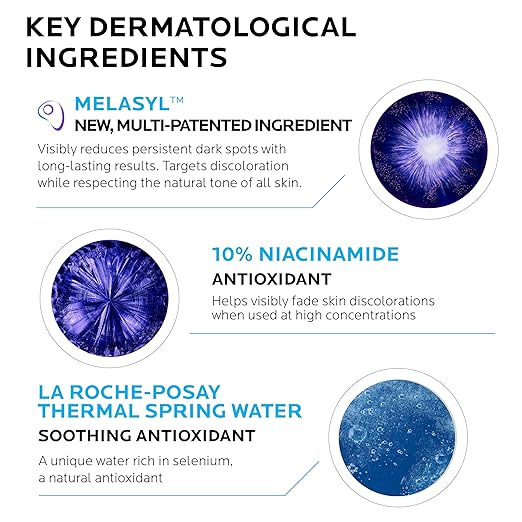 La Roche-Posay Mela B3 Serum Dark Spot Corrector With Anti-Aging Melasyl + 10% Niacinamide Discoloration Correcting Serum for Sun Spots Age Spots &amp Post-Acne Marks