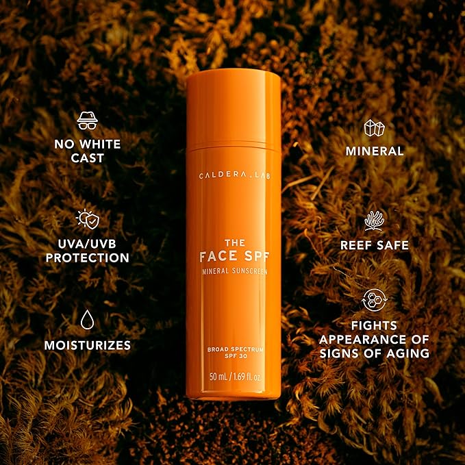 Caldera + Lab The Face SPF No White Cast Mineral Sun Screen with SPF 30