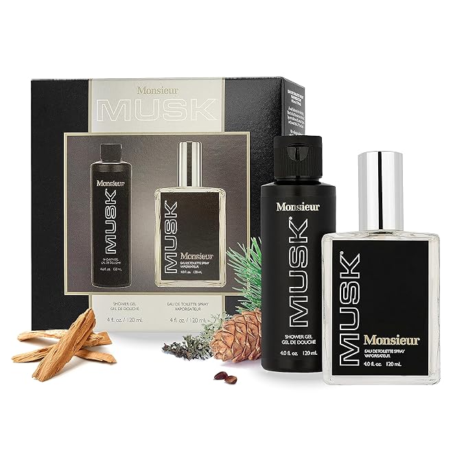 Dana Monsieur Musk Gift Set - EDT Spray &amp Shower Gel