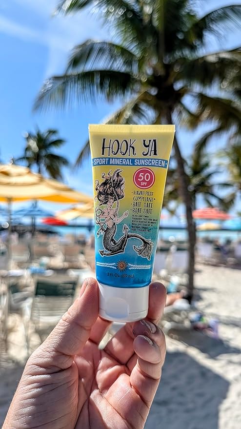 Hawaii Reef Compliant Non-Nano Mineral Sunscreen 3oz Travel Size (2) Pack 6oz Total UVA/UVB Protection Octinoxate-Oxybenzone Free No Fragrance PABA-Paraben free Made in USA