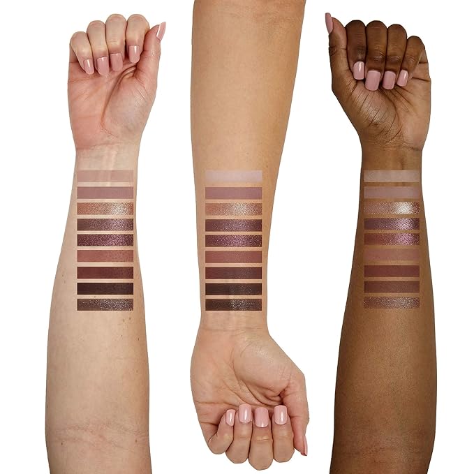 Sigma Beauty On-the-Go Eyeshadow Palette - Hazy - 9 Bold Eyeshadow Shades in Matte Shimmer and metallic Finishes - Highly Pigmented Vegan Eye Makeup Palette - Clean Beauty Products