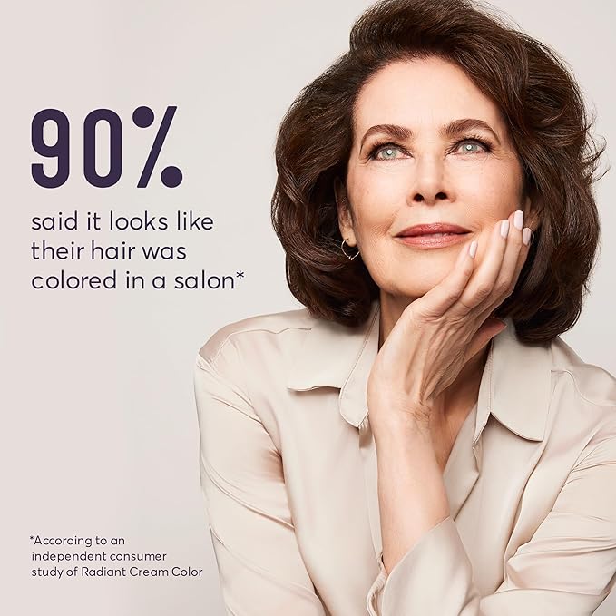 Madison Reed Radiant Hair Color Kit | 7.5NNA Light Neutral Brown (Umbria Brown) 100% Maximum Gray Hair Coverage | Salon-Quality Permanent Hair Dye for Resistant Grays | PPD &amp Ammonia-Free | 1 Pack