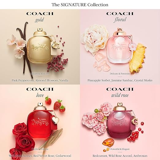 Coach Wild Rose 3 Piece Set