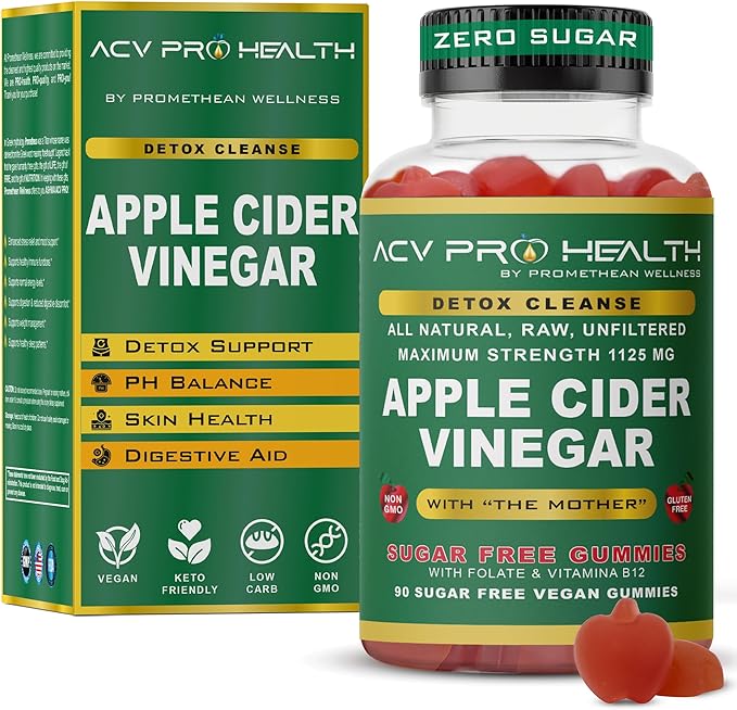 ACV with Sugar Makes No Sense! Apple Cider Vinegar Gummies Sugar Free Low Carb Advanced Keto Acv Gummies Keto Gummy Detox Cleanse Golo