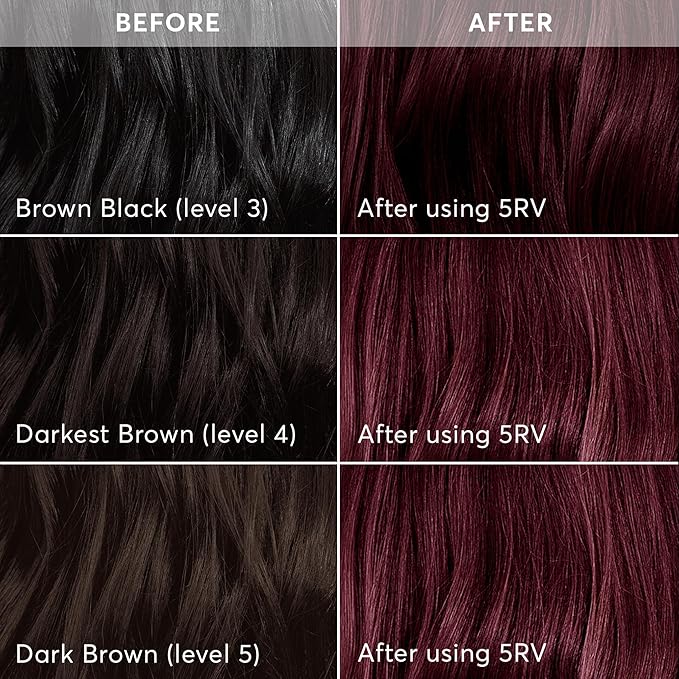 Madison Reed Radiant Hair Color Kit | 5RV Dark Garnet Red with Vibrant Red Violet Tones (Rimini Garnet) Vivid Color-Enhancing Salon-Quality Permanent Hair Dye | PPD-Free &amp Ammonia-Free |1 Pack