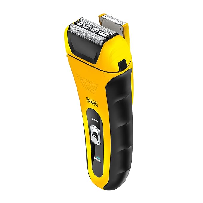 Wahl Lifeproof Lithium Ion Foil Shaver ? Waterproof Rechargeable Electric Razor with Precision Trimmer for Men?™s Beard Shaving Trimming &amp Grooming with Quick Charge ? Model 7061-100