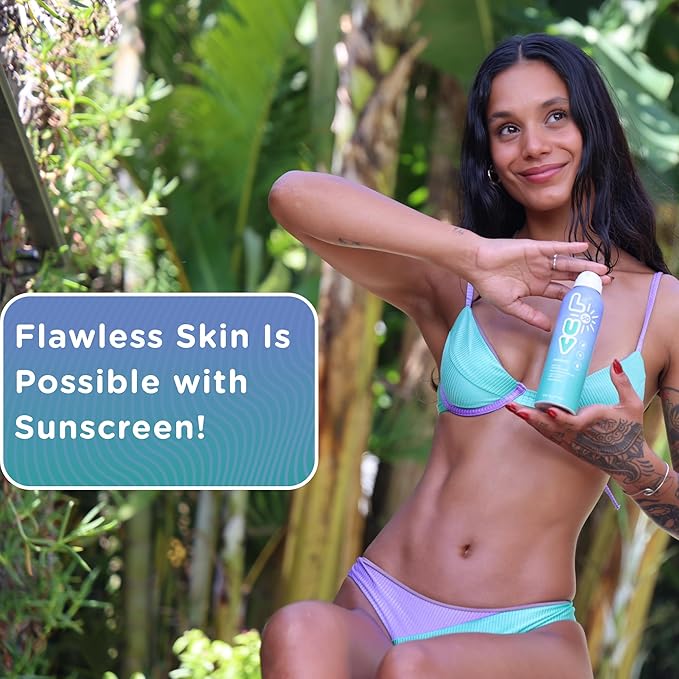 L-UV mistical! SPF 50 Sunscreen Spray - Broad-Spectrum UVA &amp UVB Protection Water-Resistant Lightweight Formula Sensitive Skin Safe 6 fl oz