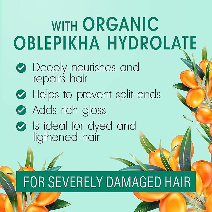 Siberica Restorative Sea Buckthorn Mask for Damaged Hair 10.14 Ounce
